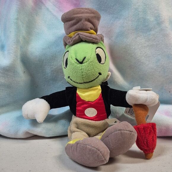 Walt Disney World Jiminy Cricket Bean Bag Toy - New - Picture 1 of 5